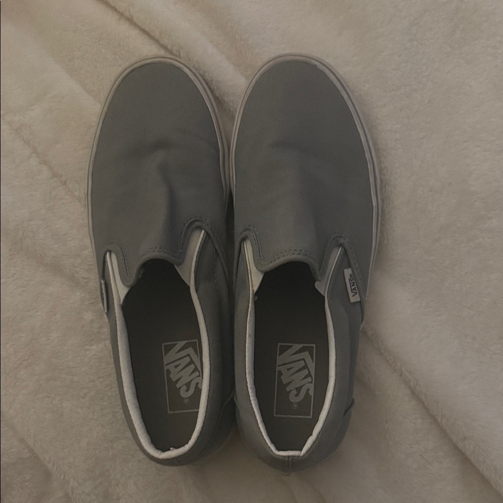 Vans gray canvas